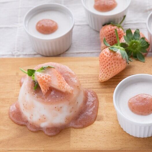 白いちごパンナコッタ