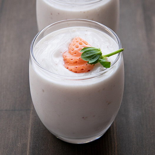 白いちごシェイク